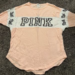 Pink quarter sleeve